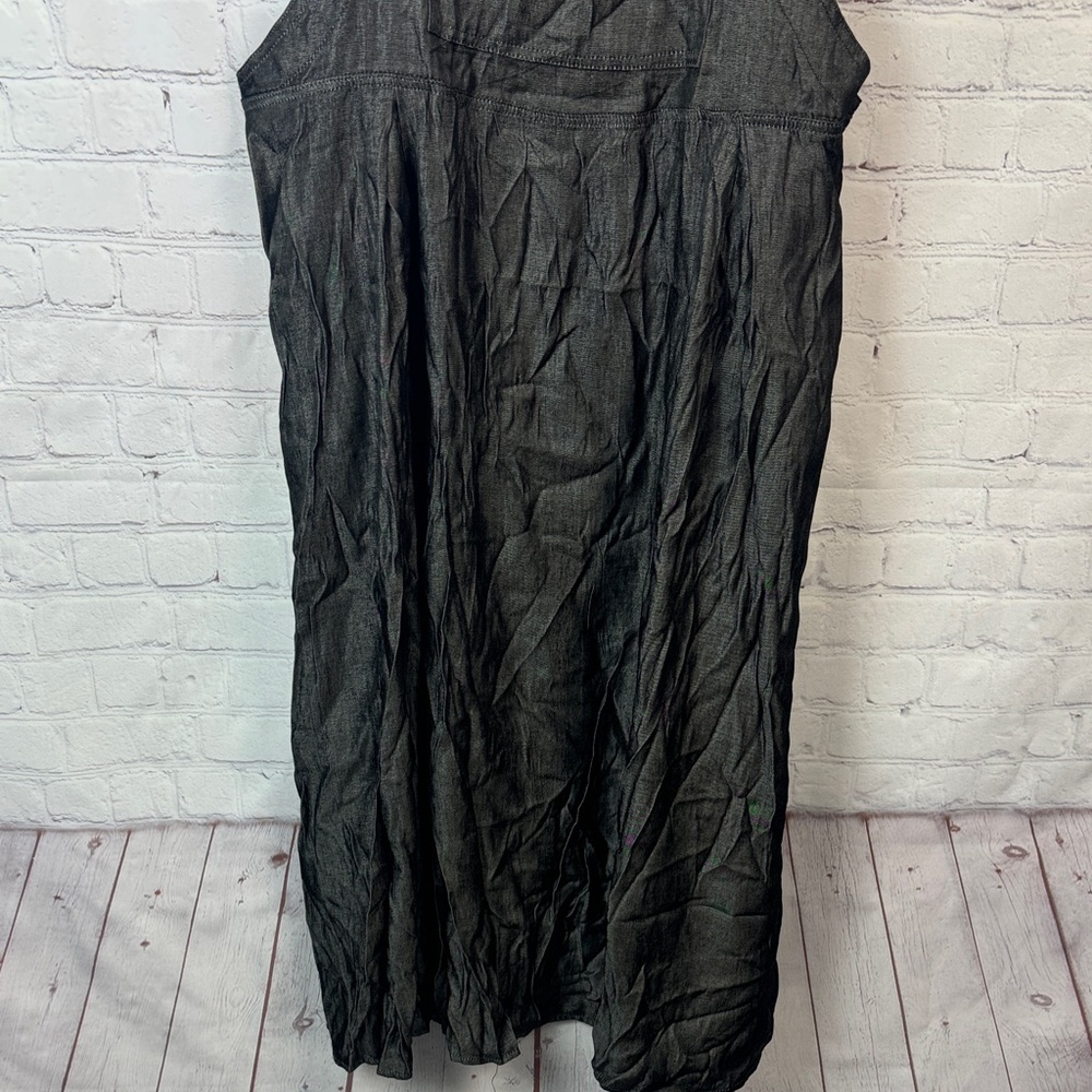 BloomChic Black Metallic Midi Dress Size Large - Picture 6 of 8